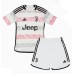 Juventus Babykleding Uitshirt Kinderen 2023-24 Korte Mouwen (+ korte broeken)